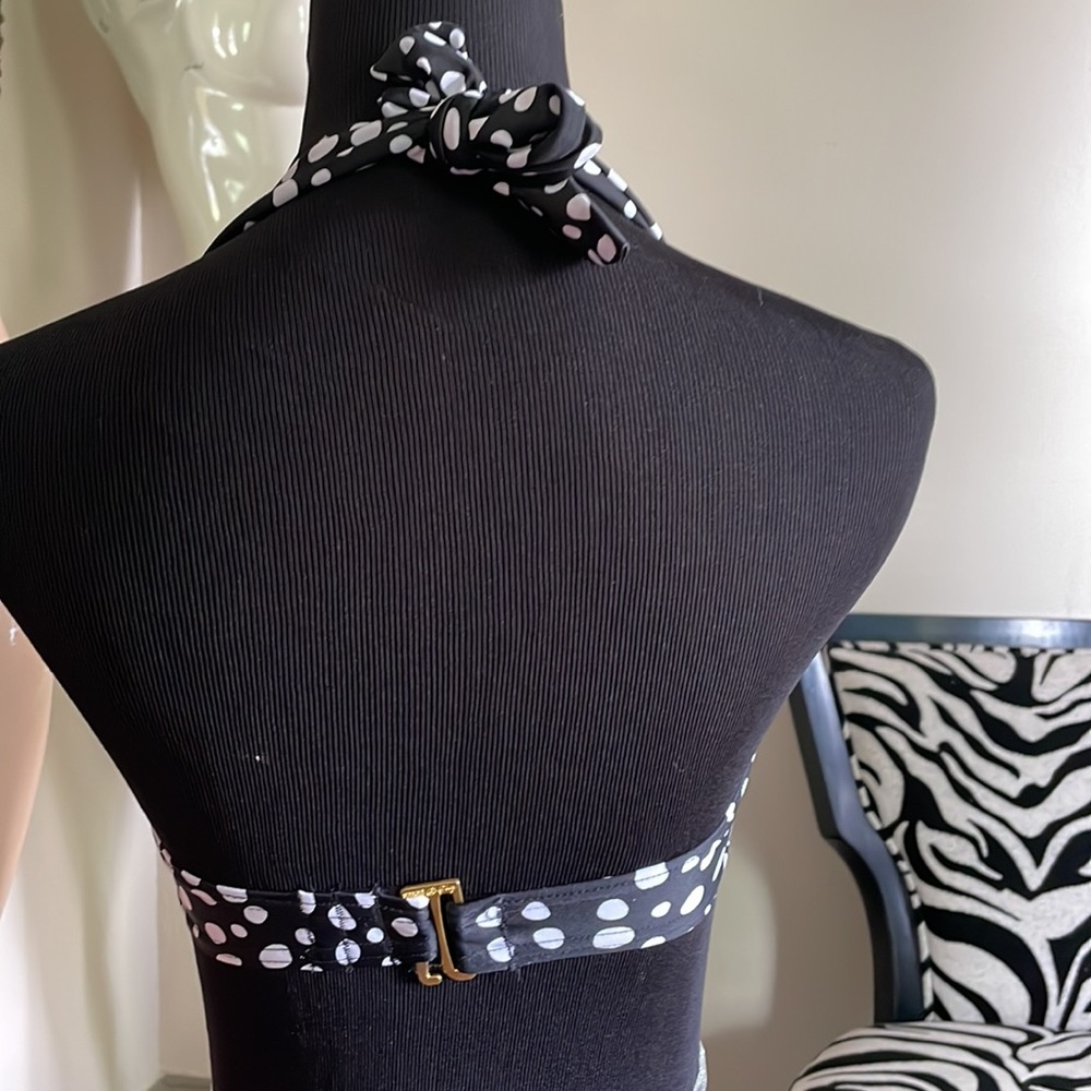 Tiny weenie polka dot bikini set.   top 34b bottom medium - Picture 5 of 8